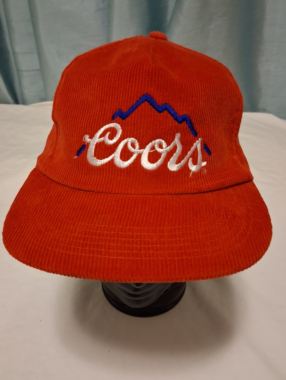 Coors Beer Corduroy Snapback Baseball Cap